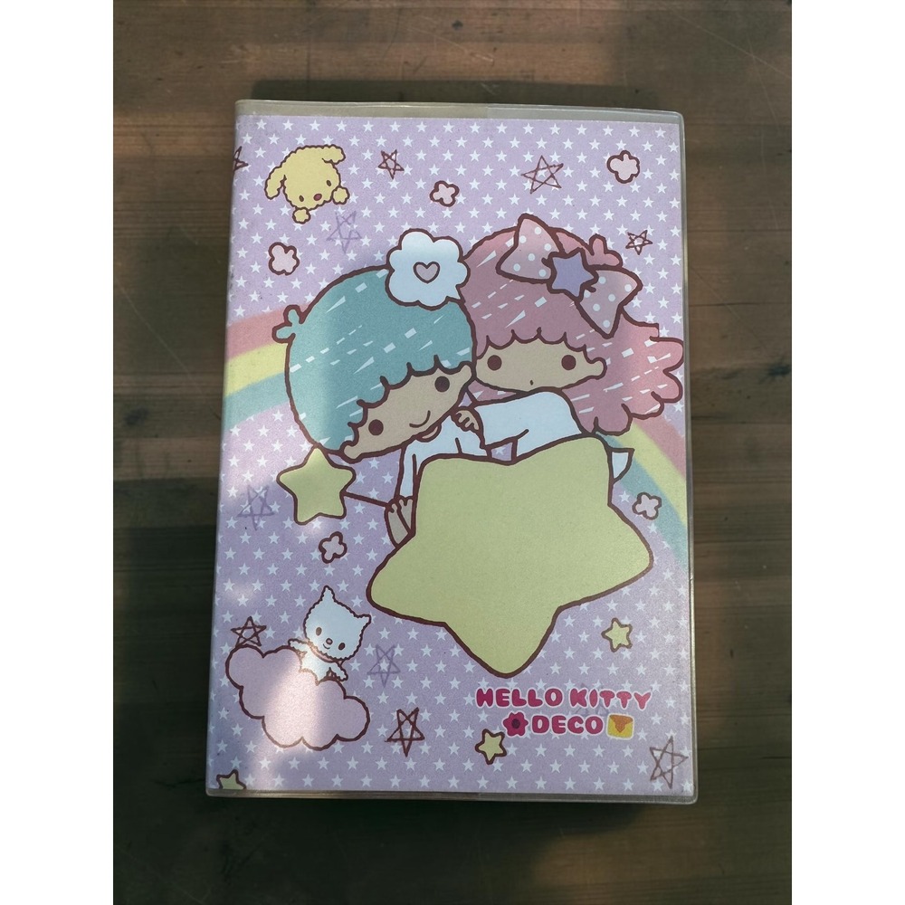 Sanrio Little Twin Stars A5 Lined Notebook Kiki Lala Lavender Star Journal New
